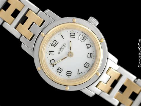 is gold plated hermes watches stainless steel|are watches made from gold.